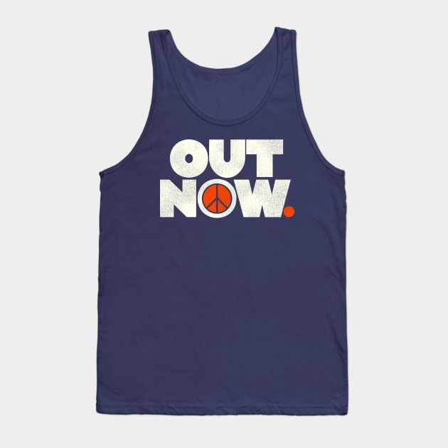 Out Now Anti-Vietnam War Protest Tank Top by darklordpug